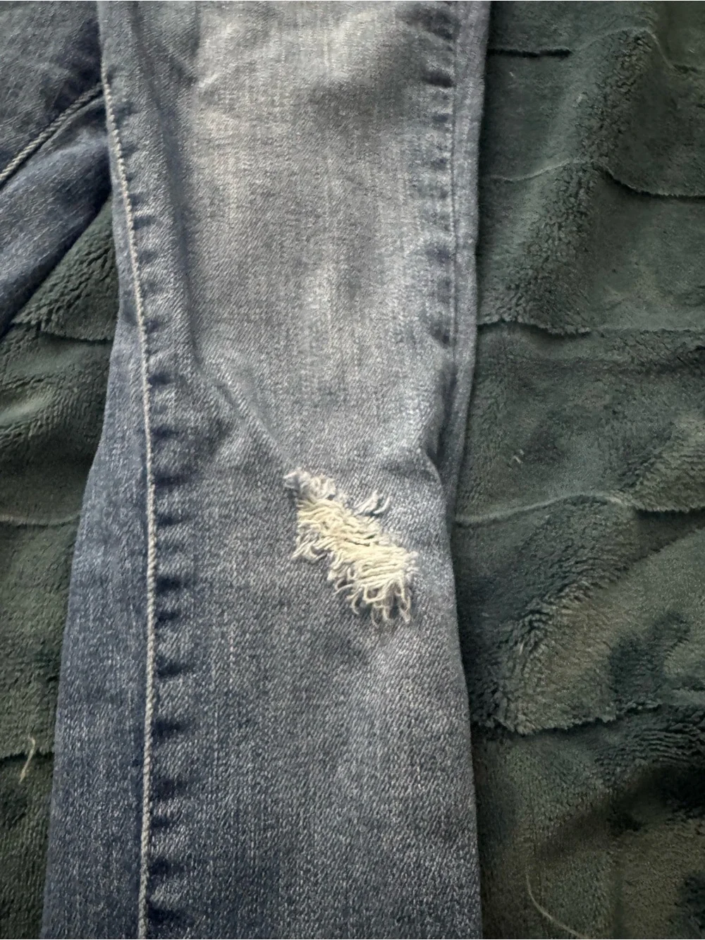 Kids Old Navy Light Blue Distressed Skinny Jeans